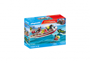 PLAYMOBIL 71464 Hasičský člun s vodním skútrem