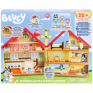 TM Toys Bluey Přenosný Ultimátní Domeček s doplňky se světlem a zvuky