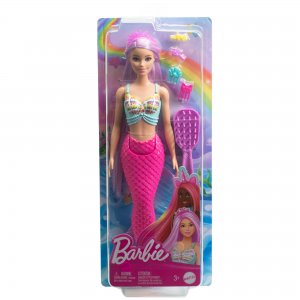 Barbie Mořská panna Panenka Dlouhé vlasy HRR00