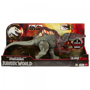 Mattel Jurský svět Spinosaurus Epic Attack Se Světlem a Zvuky HXF62