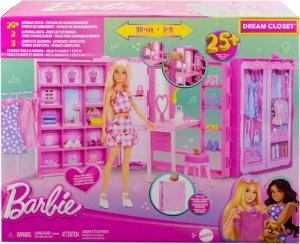 Mattel Barbie Šatník snů v pastelových barvách s panenkou oblečky a doplňky HXD58