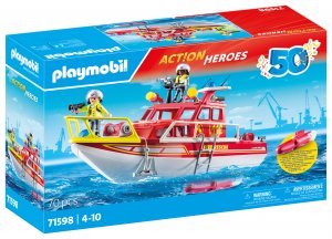 Playmobil 71598 Hasičská záchranná loď s motorem