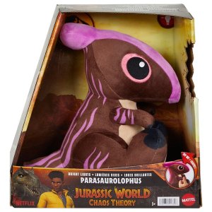 Mattel Jurský svět Chaos Theory s funkcí osvětlení plyšák Parasaurolophus