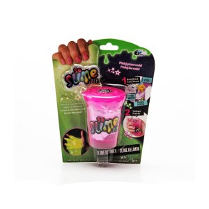 EP line So Slime výroba slizu set kelímek 1ks s figurkou se třpytkami svítí ve tmě růžový