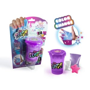 So Slime Shaker mění barvu - fialový