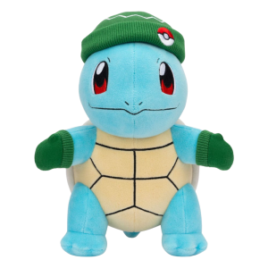 Jazwares Pokémon Squirtle v zelené čepici a palčáky 20 cm