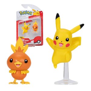 Jazwares Pokémon figurky Pikachu a Torchic 5 cm