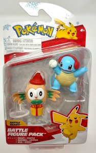 Jazwares Pokémon Holiday Squirtle a Holiday Rowlet