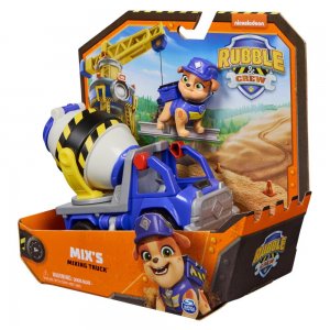 Spin Master Rubble & Crew Stavebné vozidlo na miešanie cementu s figúrkou Mix Vozidlo na hranie