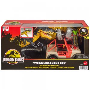 Mattel Jurský svet Tyrannosaurus Rex Off-Road Tracker Playset
