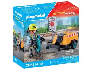 Playmobil 71752 Stavební dělník se sbíječkou