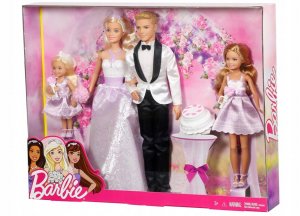 Mattel Barbie Ken Novomanželia + bábiky JCW41