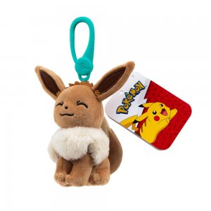 Jazwares Pokémon Plyšová klíčenka Series 1 Eevee 10cm