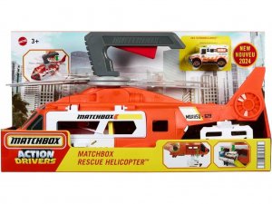 Mattel Matchbox Action Drivers Záchranársky vrtuľník s ambulanciou HXM74