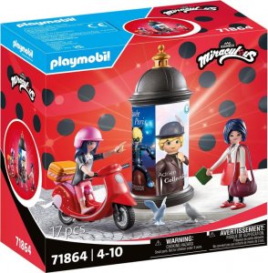 Playmobil 71864 Kouzelná Beruška a Černý kocour Marinettin skútr