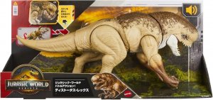 Mattel Jurský svet Rebirth Znovuzrodenie Distortus Rex Rumble N Rampage so zvukom JGB58