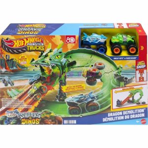 Hot Wheels Monster Trucks dráha dračie skaza JFR06