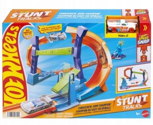 Mattel Hot Wheels Šampionát Vývrtka ve skoku JFH36