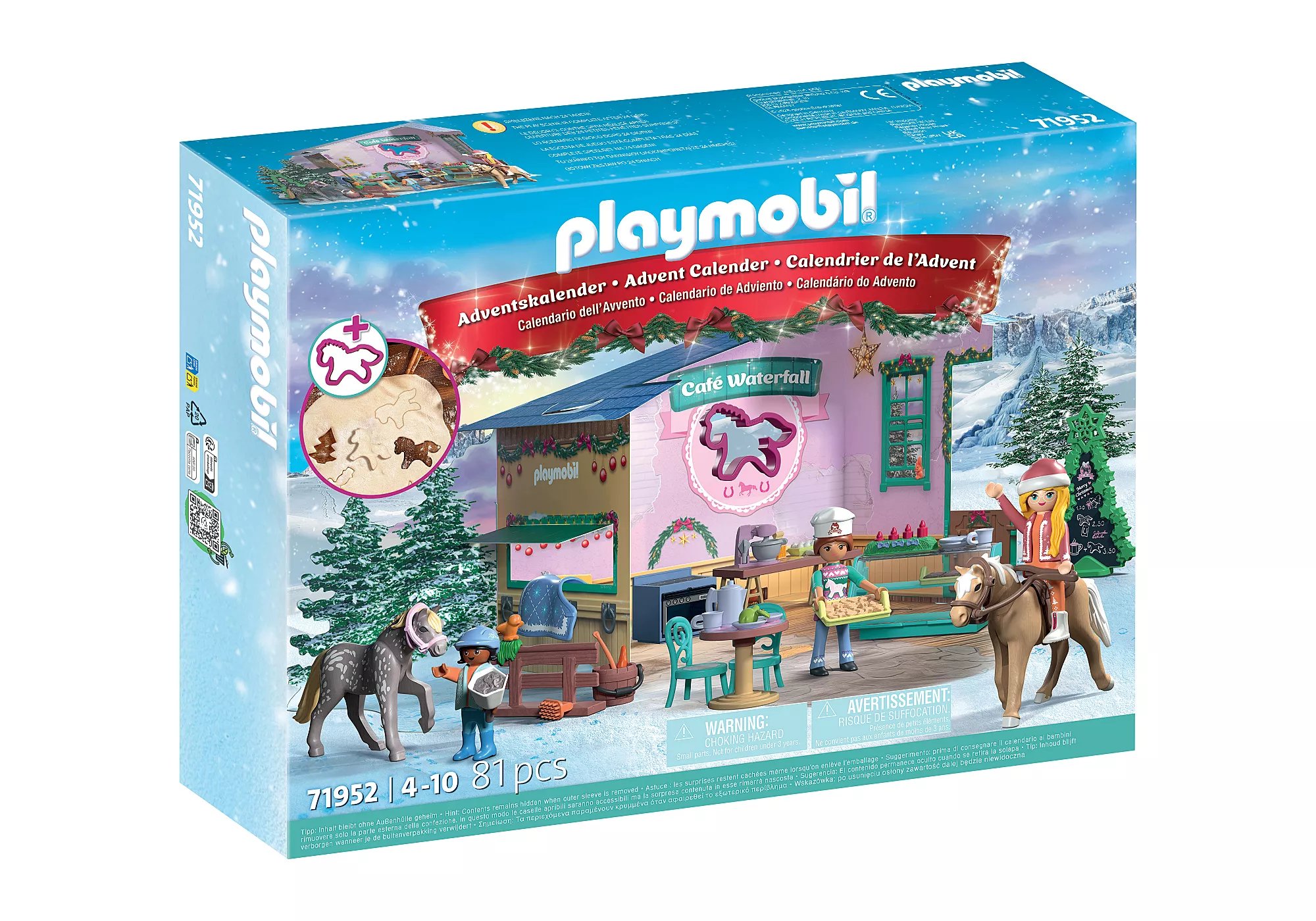 Playmobil 71952 Vánoční pečení v jezdecké kavárně