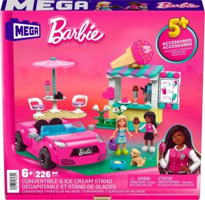 Mega Bloks Stavebnice Barbie Sada Kabriolet a stánek s zmrzlinou HPN78