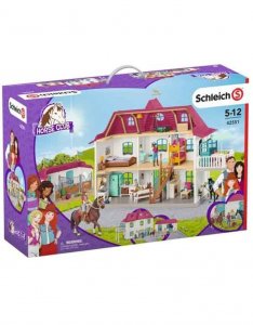 Schleich 42551 Velký dům se stájí, příslušenstvím a kloubovými figurkami