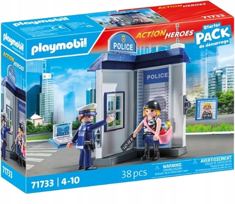Playmobil 71733 Starter Pack Policejní služebna