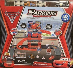 Disney Pixar Autá 2 Cars Parkovanie Super Garáž Závod Blesk McQueen