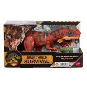 Mattel Jurský svet figúrka revúci dinosaurus Afrovenator svetlo a zvuk JKL76