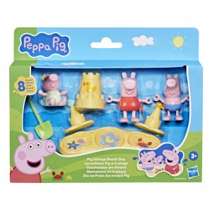 Hasbro Prasátko Peppa a sestřička Evi Sada Den na pláži G2833