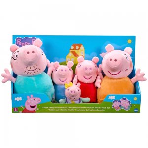 Hasbro Peppa Pig Sada plyšových postaviček Rodina Prasátko Peppa