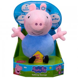 Hasbro Peppa Pig Mluvící plyšová hračka George se zvuky a  efekty