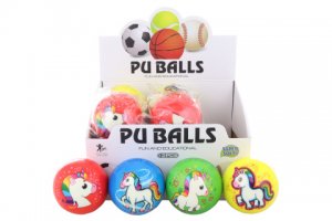 Míček jednorožec 10 cm 12/bal