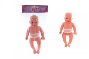 Miminko 30 cm holčička pevné tělo