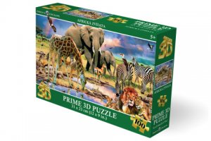 Puzzle 3D - Africká zvířata