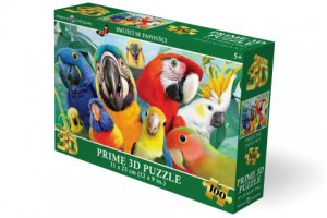 Puzzle 3D - Smějící se papoučci