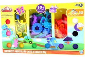 Play-Doh sada s tvary a razítky 10 kelímků
