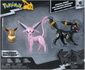 Jazwares Pokemon Select Evolution Multipack Eevee 2, Umbreon, Espeon PKW4222