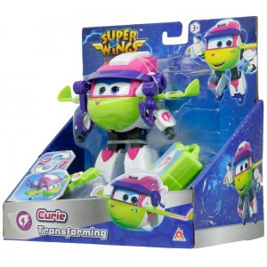 Super Wings Super Combo 2v1 Transformační letadlo Curie 12cm