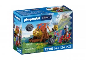 Playmobil 72115 Lví rytíři s dělem