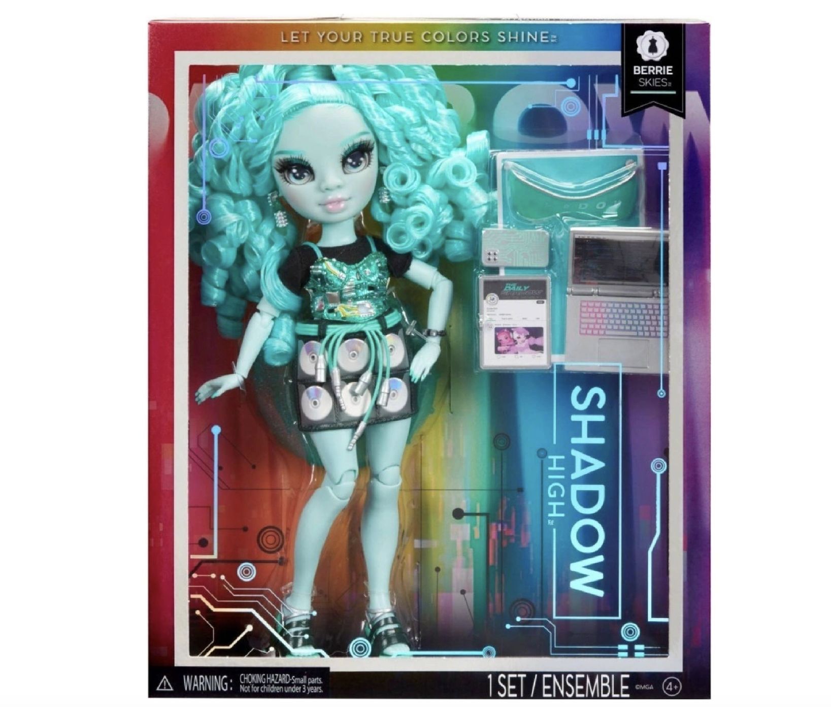 MGA Rainbow High Shadow High Series 3 Berrie Skies
