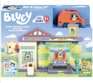 Moose Bluey Car Wash Automyčka Bandit a Bingo