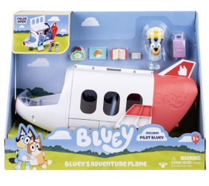 Moose Bluey Herní sada Dobrodružné letadlo s figurkou Bluey