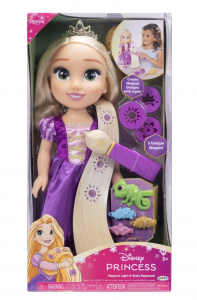 Jakks Disney Princezná Bábika Locika: Kúzelné svetlo a štýl, 35 cm