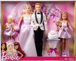 Mattel Barbie Ken Novomanželia + bábiky JCW41