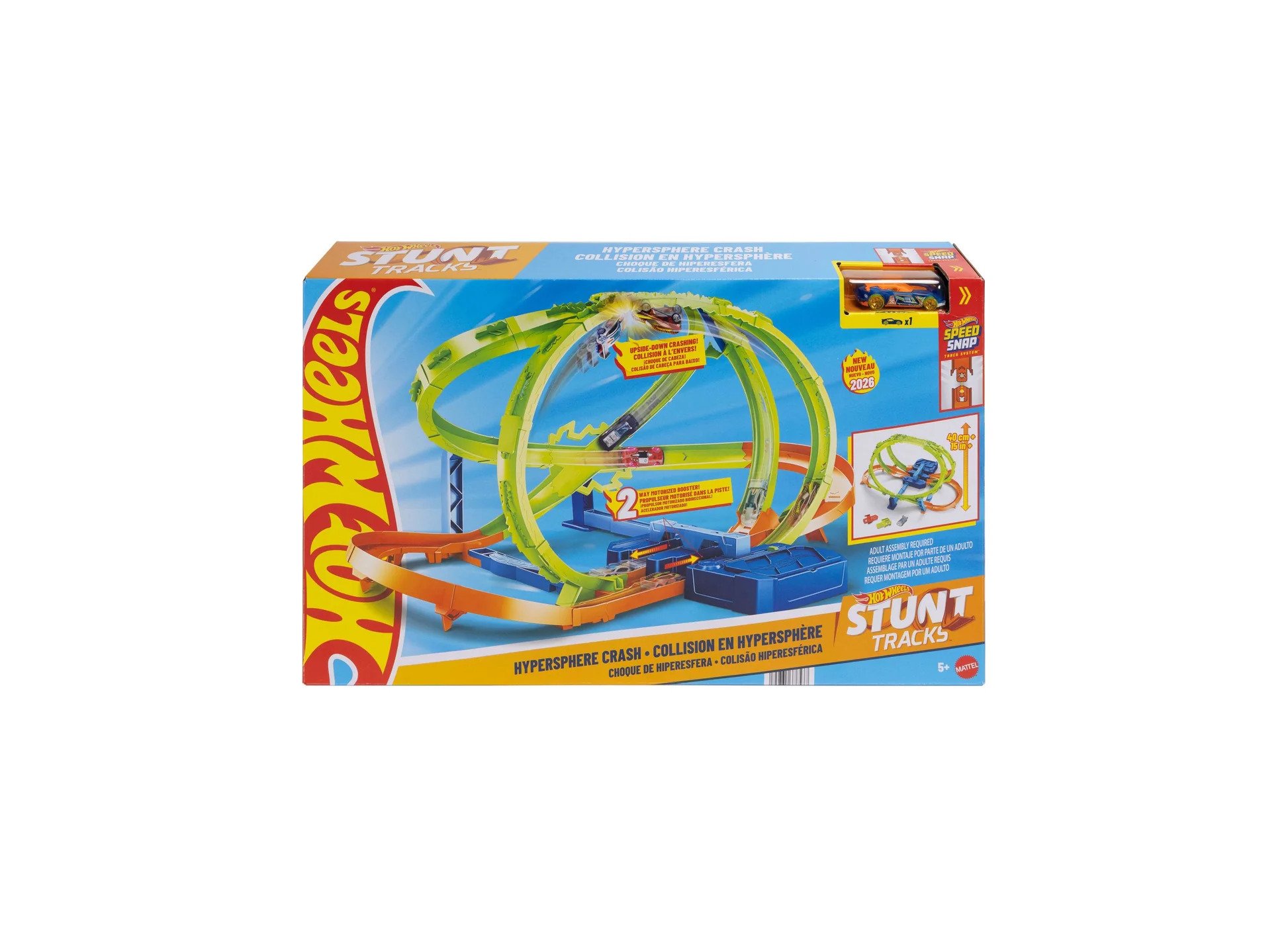 Mattel Hot Wheels Stunt Tracks Hypersphere Crash JMG48