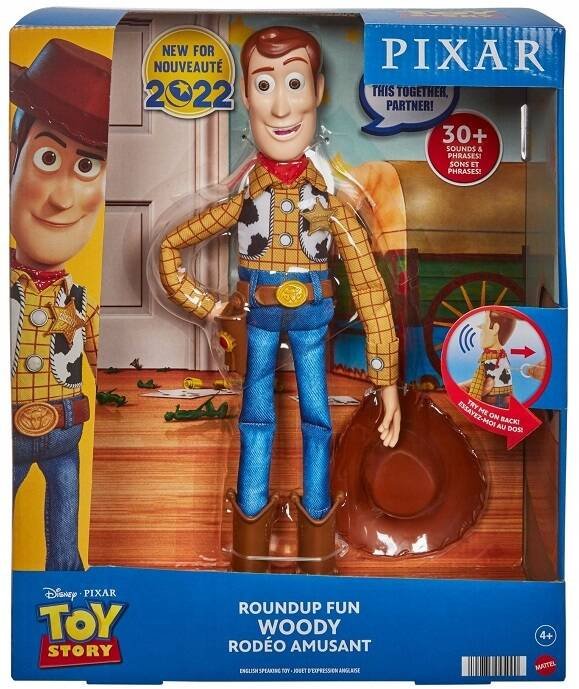 Mattel DISNEY PIXAR TOY STORY figurka 31 cm Woody interaktivní figurka HFY35