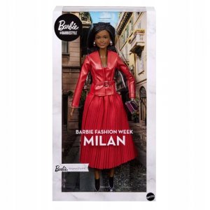 Mattel Barbie Sběratelská panenka Brooklyn Milan Fashion Week JJX31