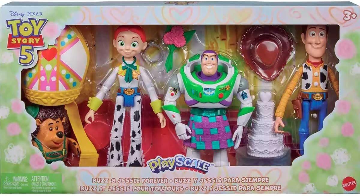 Mattel Disney Toy Story 5 Svatba Buzz and Jessie Forever JLR72