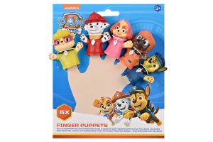 Teddies maňásek prstový 5ks Tlapková patrola guma 6 cm