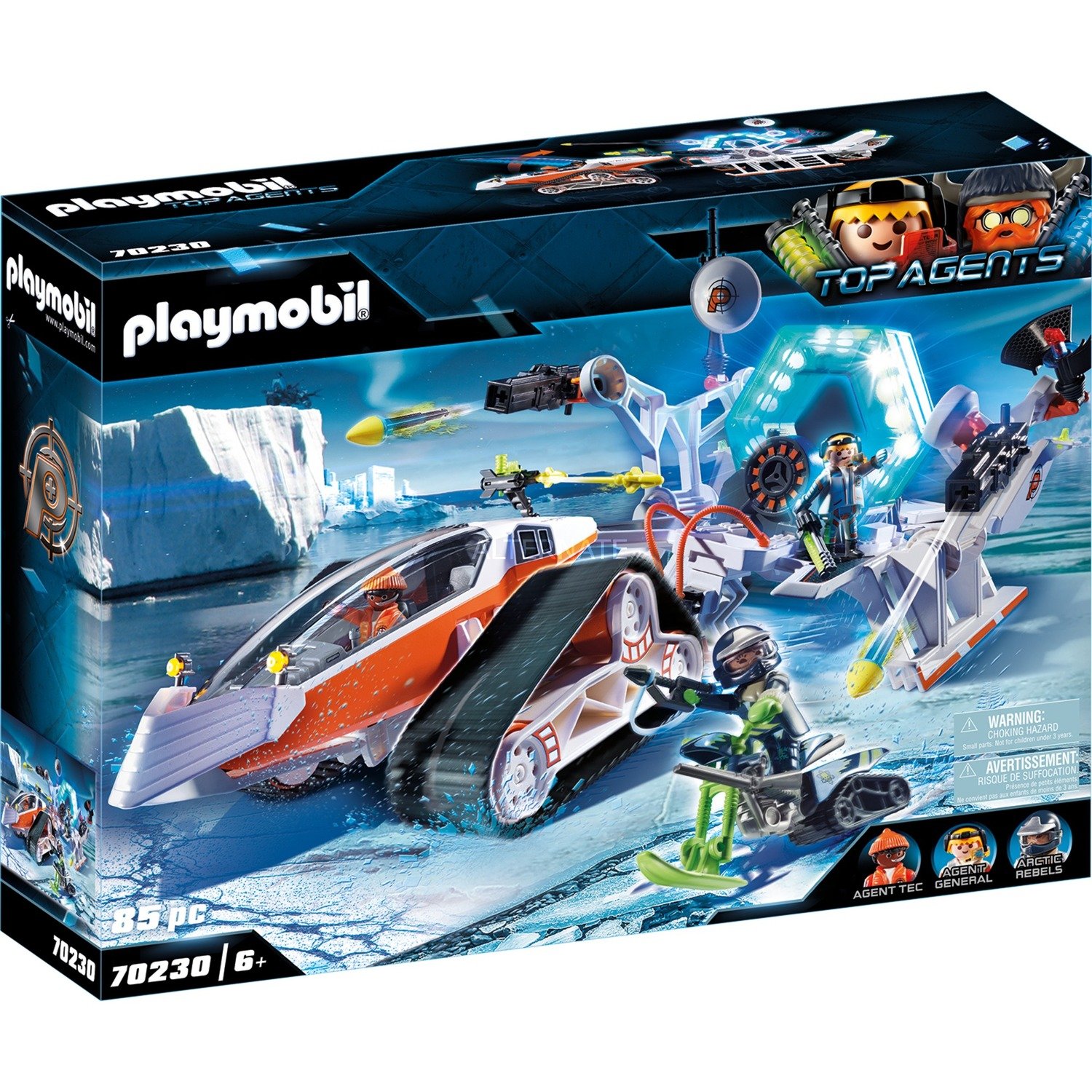 PLAYMOBIL 70230 Spy Team Velitelské sáně
